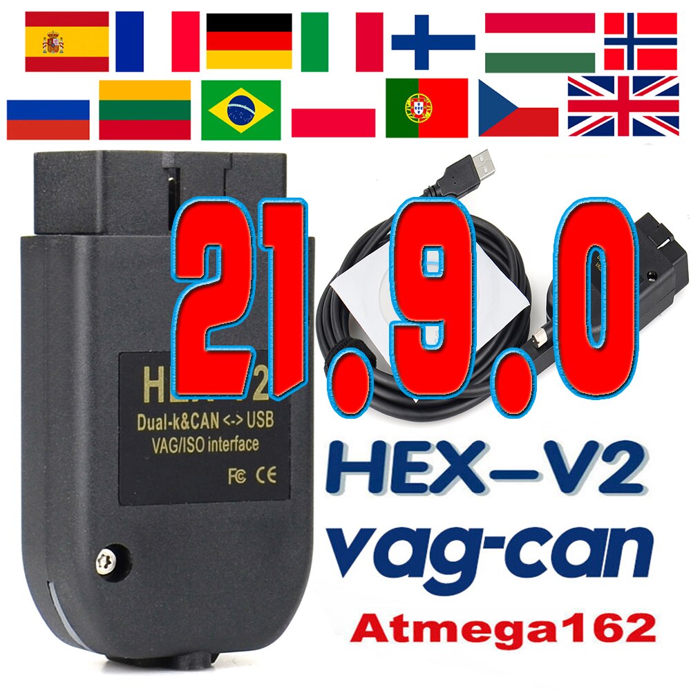 2023 VCDScan HEX V2 VAGCOM 23.3 VAG-COM 22.10 V2 ..